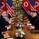Trump and his aides meet Kim and his team in Hanoi on Feb. 28.
